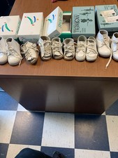 Lote de sapatos de bebê vintage excelente forma Stride Rite Markell sapatos de bebê comprar usado  Enviando para Brazil