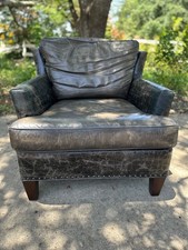 gray leather club chair for sale gray leather club chair for sale Allen