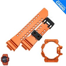 Pulseira e moldura de relógio genuínas Casio G-Shock GBA-400-4B laranja metálico comprar usado  Enviando para Brazil