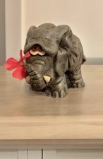 Estatueta de vela esculpida em cera de fábrica de vela de elefante colecionável presente de Natal comprar usado  Enviando para Brazil