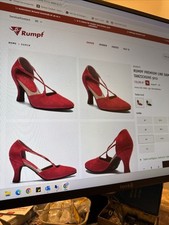 Rumpf tanzschuhe 40 gebraucht kaufen  Bremen