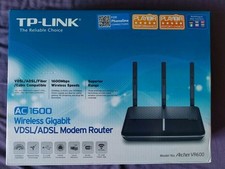 Modem roteador hub WiFi TP-Link Archer VR600 AC1600 Gigabit VDSL/ADSL, usado comprar usado  Enviando para Brazil
