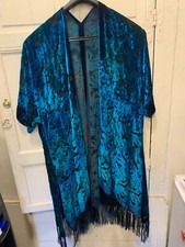 Velvet burnout shawl for sale  OXFORD