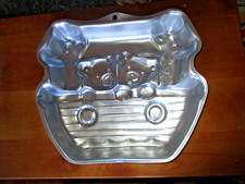 Panela de bolo vintage Wilton Noah's Ark 1999 ursos girafas chá de bebê comprar usado  Enviando para Brazil