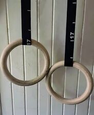 Wooden gymnastic rings for sale  ILFORD