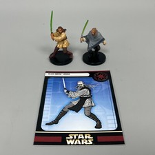 JOGO MINIATURAS COLECIONÁVEIS QUI-GON JINN STAR WARS REPUBLIC JEDI 40 23/60 comprar usado  Enviando para Brazil