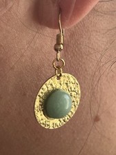 Boucles oreilles aventurine d'occasion  Chalon-sur-Saône