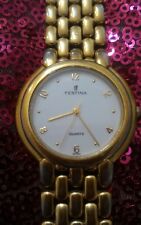 Relógio feminino Festina anos 90 dourado comprar usado  Enviando para Brazil