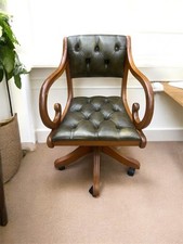 Green captains chair for sale  SIDCUP