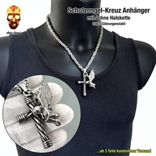 Schutzengel kreuz anhänger gebraucht kaufen  München