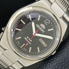 RELÓGIO MASCULINO VINTAGE ORIENT AUTOMÁTICO 46943 JAPÃO MOSTRADOR COR PRETA a500360-a comprar usado  Enviando para Brazil