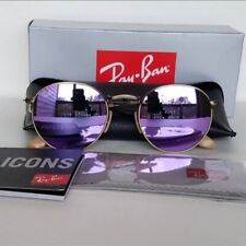 Óculos de sol Ray-Ban RB3447 redondo metal armação bronze/lentes lilás  comprar usado  Enviando para Brazil