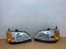 2001 - 2003 Honda Civic Coupe Faróis Halogênio Lado Esquerdo+Direito Fabricante de Equipamento Original N4366 DW, usado comprar usado  Enviando para Brazil