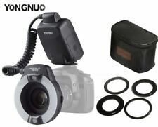 Usado, YONGNUO YN-14EX TTL macro anel luz de flash LED + anéis adaptadores para câmeras Canon comprar usado  Enviando para Brazil