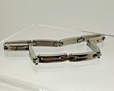 Pulseira masculina de aço inoxidável 8" comprar usado  Enviando para Brazil