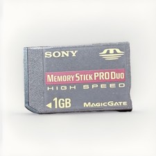 Cartão de memória Sony Memory Stick PRO Duo MagicGate 1gb alta velocidade versão A comprar usado  Enviando para Brazil