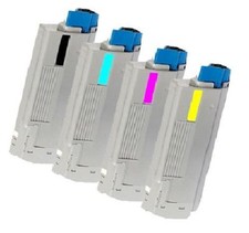 4 x Toner para Cartuchos Super XXL Oki C7000/C7200/C7400/C2 comprar usado  Enviando para Brazil