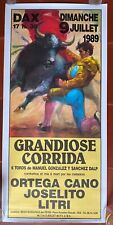 Affiche grandiose corrida d'occasion  Paris XVIII