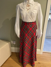 Tartan maxi skirt for sale  SALISBURY