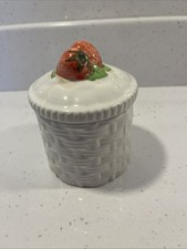 Strawberry jam pot for sale  ANDOVER