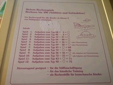 Webers rechenspiele rechnen gebraucht kaufen  Warngau