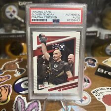 Glover Teixeira assinado Donruss 2022 PSA Slab UFC MMA Legend Alex Pereira Trainer, usado comprar usado  Enviando para Brazil