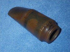 Usado, BOCAL DE SAXOFONE SOPRANO VINTAGE DE BORRACHA DURA, CÂMARA GRANDE -BUESCHER, KING? comprar usado  Enviando para Brazil