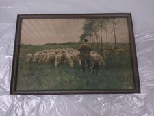 Vintage lithograph framed for sale  New York