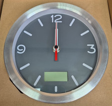 Bathroom clock gray for sale  PETERSFIELD