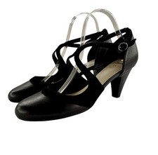 Clarks black leather for sale  SOUTHAMPTON