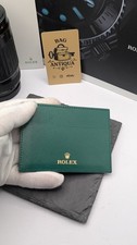 Rolex green leather usato  Roma