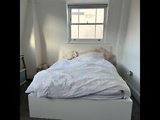 Ikea white double for sale  LONDON