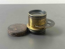 Antique brass lens for sale  GUILDFORD