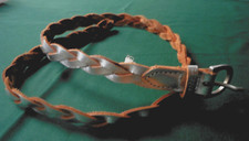 Cinto de couro feminino AEROPOSTALE trançado cor prata pequeno 34"" comprar usado Cinto de couro feminino AEROPOSTALE trançado cor prata pequeno 34"" comprar usado  Enviando para Brazil