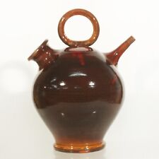 Vintage terracotta enamel d'occasion  Expédié en Belgium