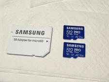 2x Cartão de Memória Samsung PRO Plus 512GB Micro SD MicroSDXC A2 V30 HD 4K comprar usado  Enviando para Brazil