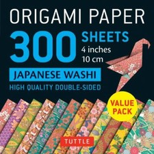 Origami Paper 300 sheets Japanese Washi Patterns 4" (10 cm) comprar usado  Enviando para Brazil