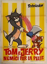 Manifesto tom jerry usato  Castellammare di Stabia