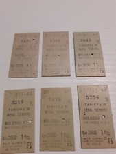 Biglietti treno ticket usato  Villa Santina