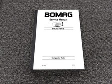 Rolo compactador Bomag BW 213 P DH-3 manual de serviço de reparo da loja comprar usado  Enviando para Brazil