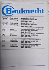Bauknecht gebrauchsanweisung s gebraucht kaufen  Staufenberg