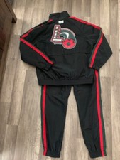 Conjunto de Jaqueta Calça Masculina Layr Oficial Windbreaker Preta e Vermelha Grande comprar usado  Enviando para Brazil