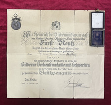 Reuss silberne verdienstmedail gebraucht kaufen  Erfurt