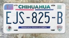 Placa de licença CHIHUAHUA MÉXICO expirada, usado comprar usado  Enviando para Brazil