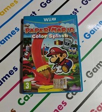 NINTENDO WII U PAPER MARIO COLOR SPLASH PAL ITALIANO COMPLETO WIIU  comprar usado  Enviando para Brazil