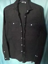 Black denim fitted for sale  UK