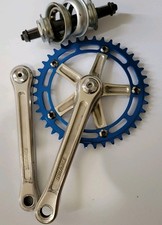 Usado, Old School Shimano Duraace Dura Ace 3 peças manivelas NOS BB corrente bicicleta BMX comprar usado  Enviando para Brazil