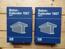 Beton kalender 1987 gebraucht kaufen  Göttingen