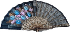éventail vintage dentelle d'occasion  France