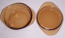 Glasauflaufform deckel braun gebraucht kaufen  Bad Sooden-Allendorf